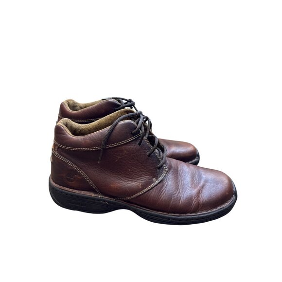 Timberland Mens Brown Leather chukka ankle boots 12M SKU 6833 main image 9